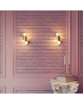 3544/5LW HIGHTECH ODL18 183 золотистый Настенный светильник IP20 LED 3000K 5W 400Лм 220V BOCCOLO-foto3