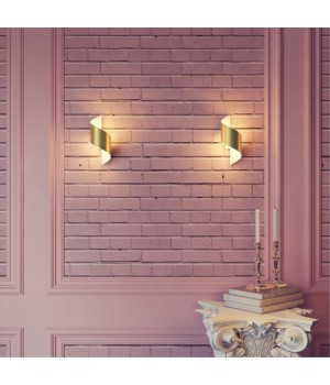 3544/5LW HIGHTECH ODL18 183 золотистый Настенный светильник IP20 LED 3000K 5W 400Лм 220V BOCCOLO-foto3