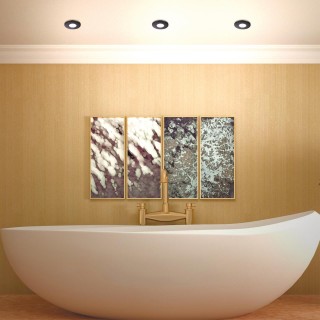 358638 SPOT NT21 243 черный Светильник встраиваемый светодиодный диммируемый, смена цв. температуры IP65 LED 3000К\4000К\5000К 8W 220V REGEN-foto3