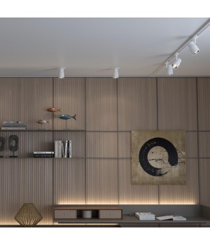 370927 PORT NT22 067 белый Светильник трековый однофазный двухжильный IP20 GU10 50W 220V MOLO-foto3