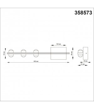 358573 STREET NT21 317 темно-серый Ландшафтный настенный светильник IP54 LED 4000K 12W 85-265V CALLE-foto2