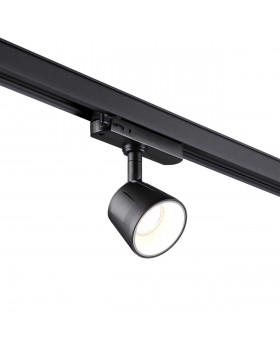 358718 PORT NT21 120 черный/белый Трехфазный трековый светодиодный светильник IP20 LED 4000K 10W 100-265V KNOF-foto4