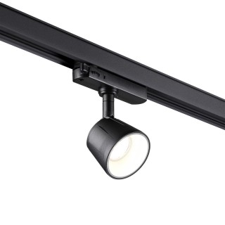 358718 PORT NT21 120 черный/белый Трехфазный трековый светодиодный светильник IP20 LED 4000K 10W 100-265V KNOF-foto4