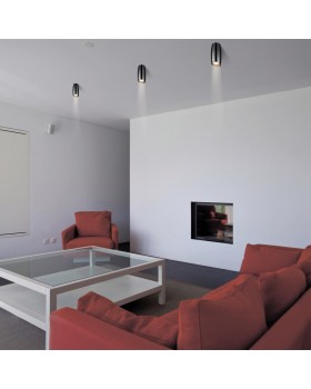 358366 OVER NT20 200 жемчужный чёрный Накладной светильник IP20 LED 4000K 10W 100-265V MANGO-foto3