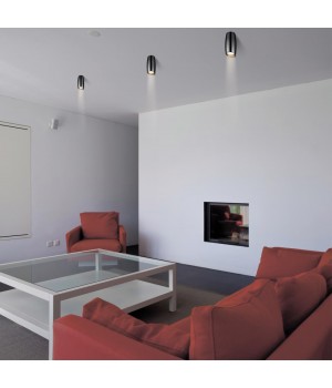 358366 OVER NT20 200 жемчужный чёрный Накладной светильник IP20 LED 4000K 10W 100-265V MANGO-foto3