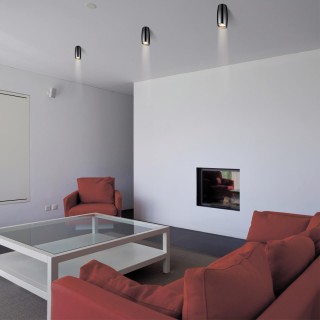 358366 OVER NT20 200 жемчужный чёрный Накладной светильник IP20 LED 4000K 10W 100-265V MANGO-foto3