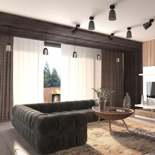 358644 OVER NT21 182 корпус черный/плафон дымчатый Светильник накладной светодиодный IP20 LED 4000K 24W 175-245V ARTIK-foto3