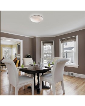 261 GLASSI SN 108 Светильник стекло/белое E27 2*100Вт D400 GRECA-foto3