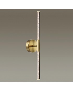 4369/10WL HIGHTECH ODL23 107 полированное золото/акрил с пузырьками Настенный св-к IP20 LED 10W 315Лм 3000K SPARKY-foto3