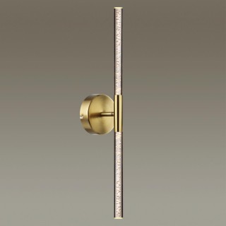 4369/10WL HIGHTECH ODL23 107 полированное золото/акрил с пузырьками Настенный св-к IP20 LED 10W 315Лм 3000K SPARKY-foto3