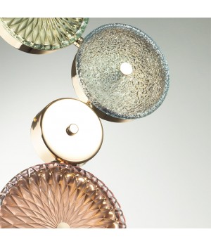 5412/26WL L-VISION ODL_EX23 9 золотой/разноцветный металл/стекло Бра LED 26W 4000K CARAMELLA-foto5