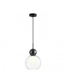 5021/1 MODERN ODL23 293 черный/прозрачный/белый матовый металл/стекло Подвес G9 LED 5W BLACKY-foto4