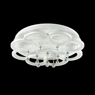 4448/84CL LEDIO LN20 037 белый Люстра потолочная диммир. с ДУ LED 84W 3000-6000К 4870Лм 220V JOJO-foto3