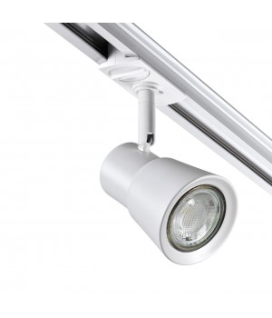 370933 PORT NT22 067 белый Светильник трековый однофазный двухжильный IP20 GU10 50W 220V MOLO-foto5