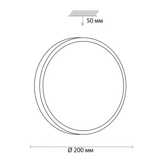3012/AL MINI SN 046 Светильник пластик/белый/черный LED 12Вт 4000K D200 IP43 SMALLI-foto2