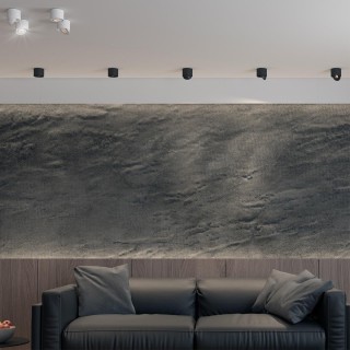 358812 OVER NT21 187 черный Светильник накладной светодиодный IP20 LED 9W 770Лм 4000K 220V GESSO-foto3