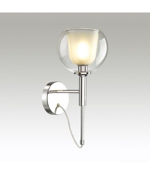 4699/1W PENDANT ODL20 297 хром/прозрачный Бра E14 1*40W LEVA-foto3