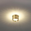 6607/1C HIGHTECH ODL23 259 золотой/металл Потолочный св-к IP20 LED SMD LED 4W + LED GX53 12W 3000K REAL