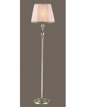 3390/1F CLASSIC ODL17 499 мат. зол/абажур ткань/хрусталь Торшер E14 40W 220V AURELIA-foto3