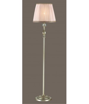 3390/1F CLASSIC ODL17 499 мат. зол/абажур ткань/хрусталь Торшер E14 40W 220V AURELIA-foto3