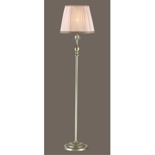 3390/1F CLASSIC ODL17 499 мат. зол/абажур ткань/хрусталь Торшер E14 40W 220V AURELIA-foto3