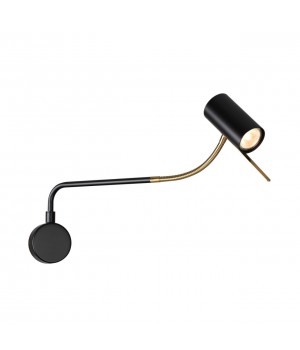 4382/1W HIGHTECH ODL23 173 черный/античная бронза/металл Настенный св-к выкл. на плафоне IP20 LED GU10 10W GIGI-foto4