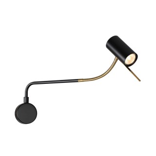 4382/1W HIGHTECH ODL23 173 черный/античная бронза/металл Настенный св-к выкл. на плафоне IP20 LED GU10 10W GIGI-foto4