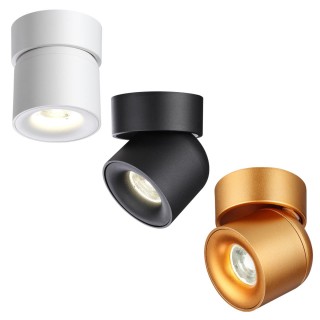 358810 OVER NT21 186 матовое золото Светильник накладной светодиодный IP20 LED 10W 850Лм 4000K 220V GESSO-foto4