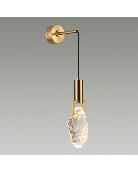 4372/5WL MIDCENT ODL23 155 античная бронза/металл/стекло Настенный св-к IP20 LED 200Лм 5W 3000K LIA-foto3