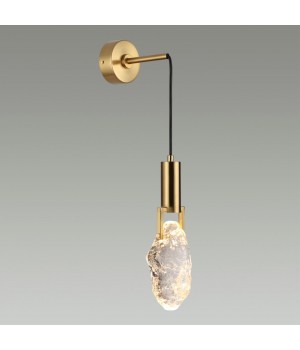 4372/5WL MIDCENT ODL23 155 античная бронза/металл/стекло Настенный св-к IP20 LED 200Лм 5W 3000K LIA-foto3