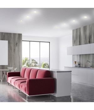 358201 SPOT NT19 230 белый Встраиваемый светильник IP20 LED 4000K 45W 220В VARPAS-foto3