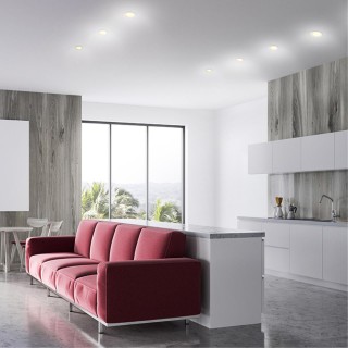 358201 SPOT NT19 230 белый Встраиваемый светильник IP20 LED 4000K 45W 220В VARPAS-foto3