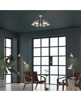 4439/1T MODERNI LN20 138 белый, золотой Настольная лампа E14 1*40W 220V WATSON-foto3