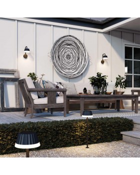 358457 STREET NT20 321 черный Ландшафтный настенный светильник IP54 LED 4000K 10W 220V GONNA-foto3