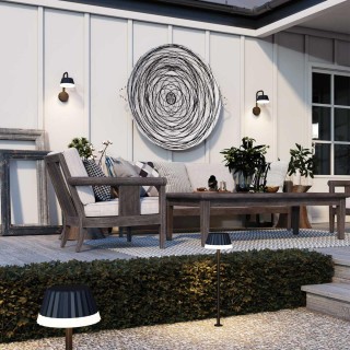 358457 STREET NT20 321 черный Ландшафтный настенный светильник IP54 LED 4000K 10W 220V GONNA-foto3