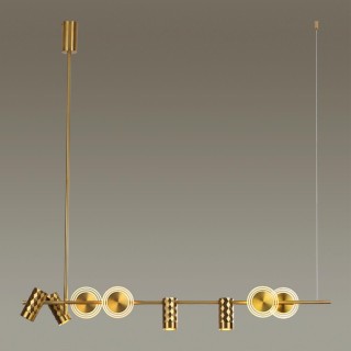 4354/52L HIGHTECH ODL23 261 античная бронза/металл Подвесной светильник с раздельным включением IP20 LED GU10/LED 52W 624Лм AD ASTRUM-foto3