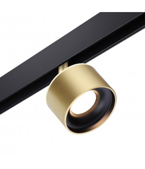 358981 SHINO NT22 047 бронза св. Трековый светильник для низковольного шинопровода с переключ. цв.температуры IP20 LED 3000К\4000К\6000К 12W вниз + 3W-foto5