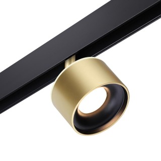 358981 SHINO NT22 047 бронза св. Трековый светильник для низковольного шинопровода с переключ. цв.температуры IP20 LED 3000К\4000К\6000К 12W вниз + 3W-foto5