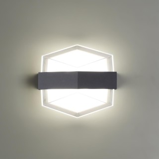 358574 STREET NT21 320 темно-серый Ландшафтный настенный светильник IP54 LED 4000K 12W 85-265V KAIMAS-foto4