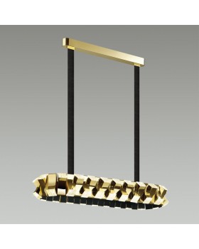 4993/80LA L-VISION ODL23 373 золотой/черный/металл/акрил Люстра LED 80W 3000K ASTURO-foto3