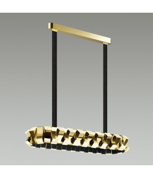 4993/80LA L-VISION ODL23 373 золотой/черный/металл/акрил Люстра LED 80W 3000K ASTURO-foto3