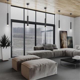 358130 OVER NT19 203 черный Накладной св-к длина провода 1м IP20 LED 3000K 10W 160 - 265V MODO-foto3