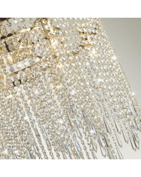 5028/12 MODERN ODL23 429 золотой/прозрачный металл/хрусталь Люстра E14 12*40W CHOKKA-foto5