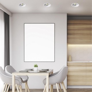 358024 SPOT NT19 253 белый Встраиваемый светильник IP20 LED 4100К 10W 220V GLOK-foto3