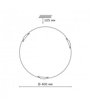 262 GLASSI SN 106 Светильник стекло/белое E27 2*100Вт D400 QUADRO WHITE-foto2