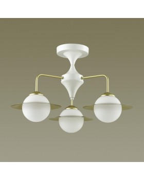 3666/3C MODERNI LN18 105 белый/золотой Люстра потолочная E14 3*60W 220V PRISCILLA-foto3