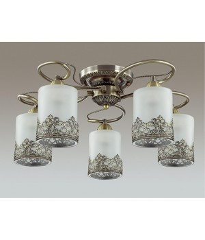 3070/5C COMFI LN16 067 бронзовый Люстра потолочная E27 5*40W 220V CITADELLA-foto3