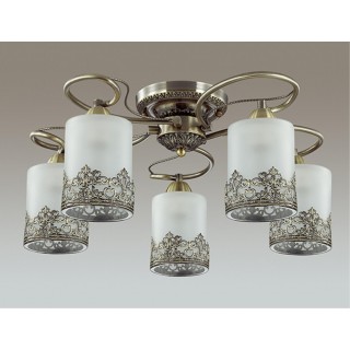 3070/5C COMFI LN16 067 бронзовый Люстра потолочная E27 5*40W 220V CITADELLA-foto3