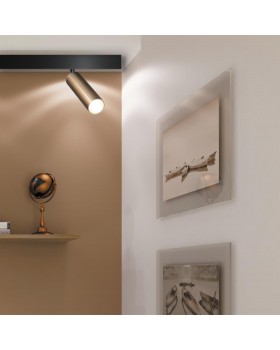 358988 SHINO NT22 046 бронза светлая/черный Трековый светильник для низковольного шинопровода IP20 LED 4000K 15W 48V FLUM-foto3