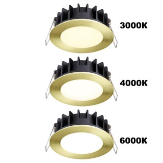 358956 SPOT NT22 230 бронза светлая Встраиваемый светодиодный светильник с переключателем цветовой температуры IP20 LED 3000К\4000К\6000К 20W 220V LAN-foto4